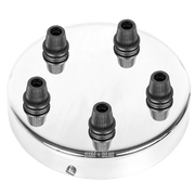 CHROME 5 WAY CEILING ROSE - DYKE & DEAN